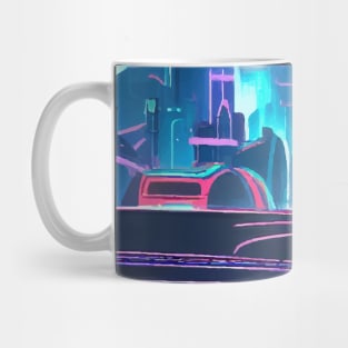 Cool Japanese Neon City Mug